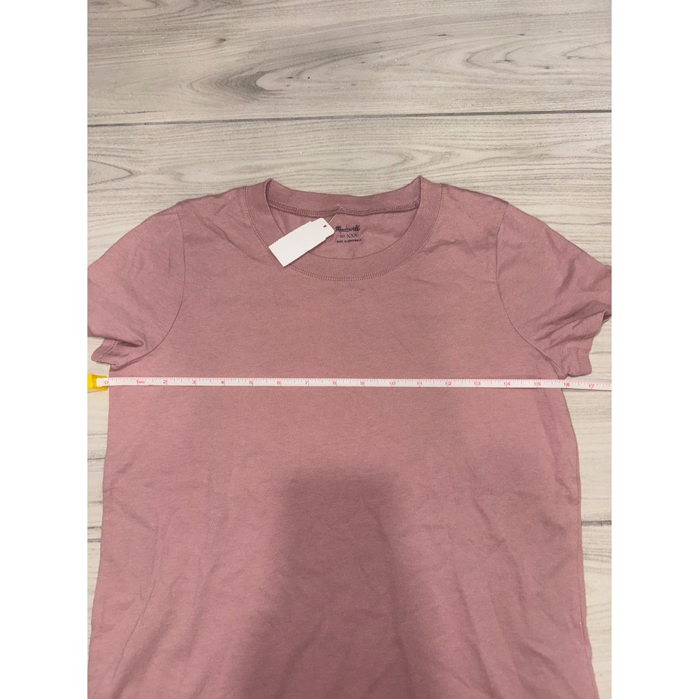 Madewell Womens Northside Vintage Tee Dusty Rose Pink Short Sleeve XXS NWT - Picture 3 of 5